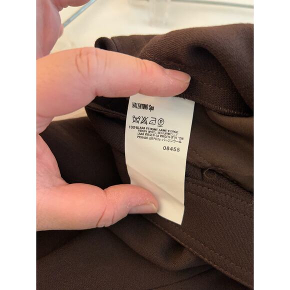 VALENTINO Virgin Wool Unhemmed Trousers NWT Size 6 Made in Italy - Picture 14 of 14